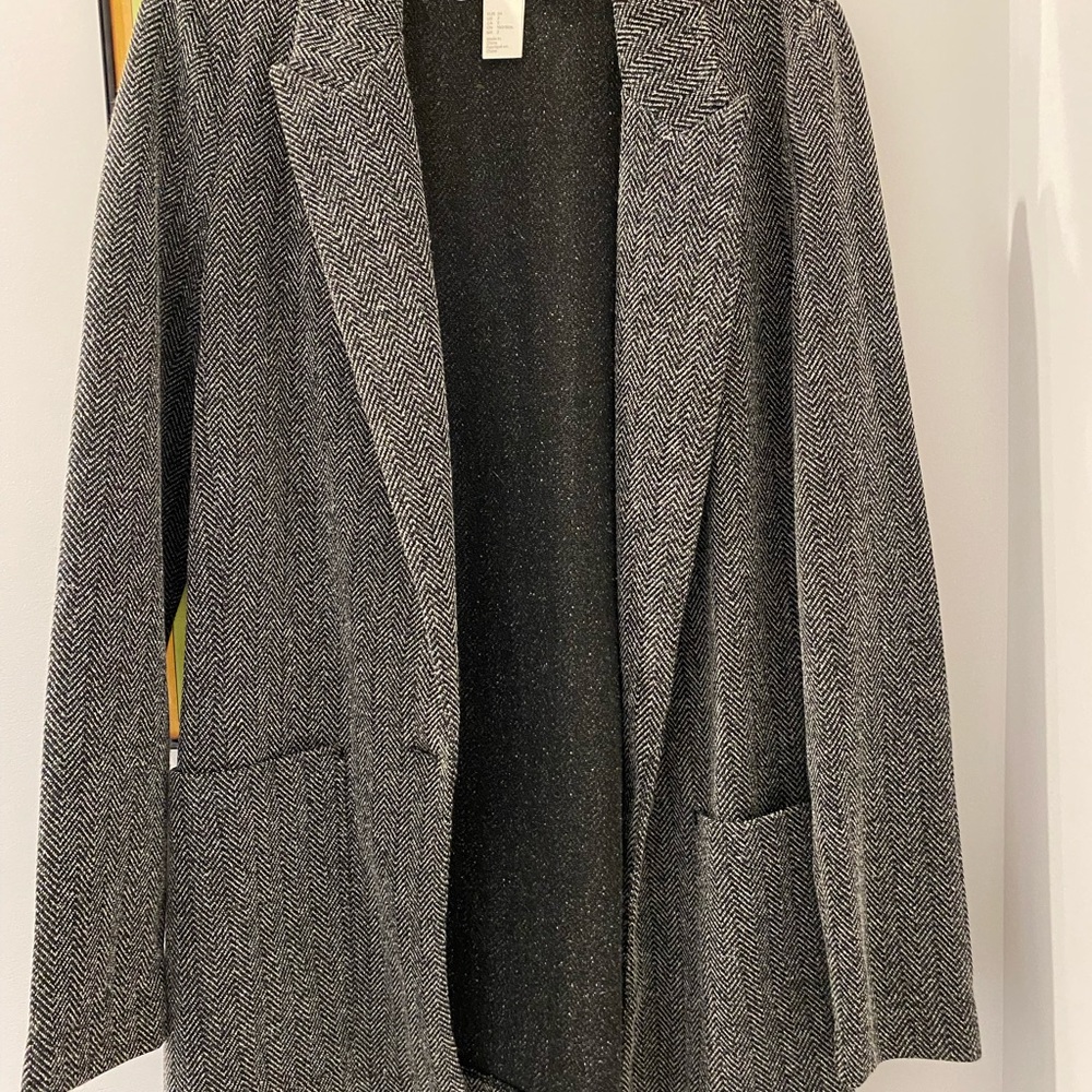 Houndstooth blazer / sweater